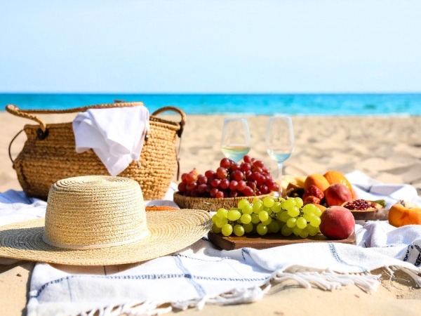 Picnic on a Beach