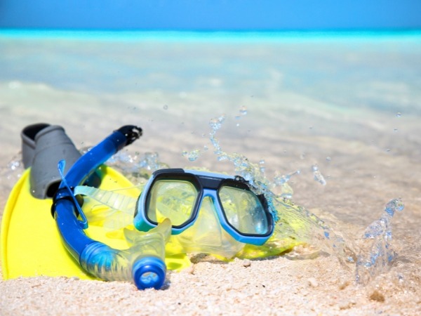 Snorkelling Gear on a Beach